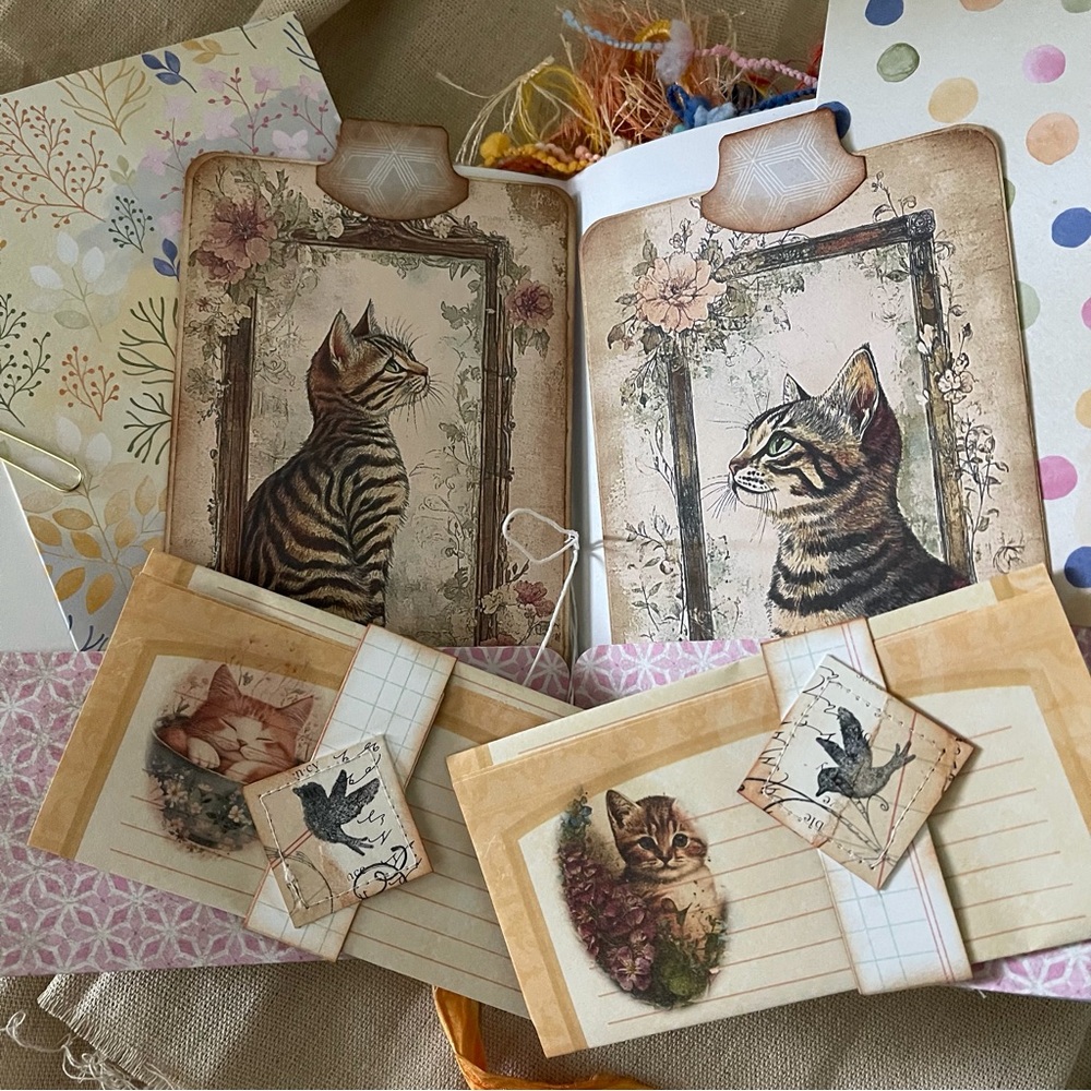 Junk Journal The Curious Little Kitten Around the House Little Golden Book - Picture 10 of 16